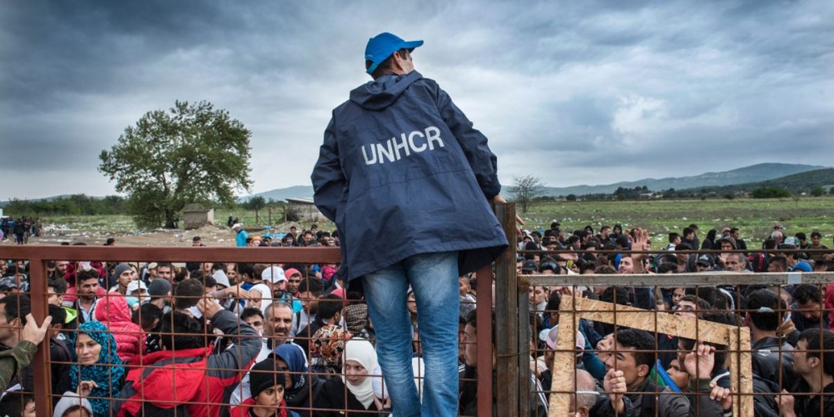 UNHCR volunteer