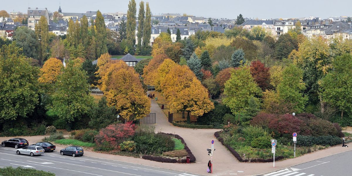 Aerial view of Parc de Merl