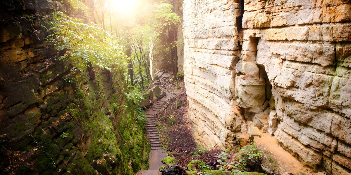 Wolfsschlucht on the Mullerthal trail