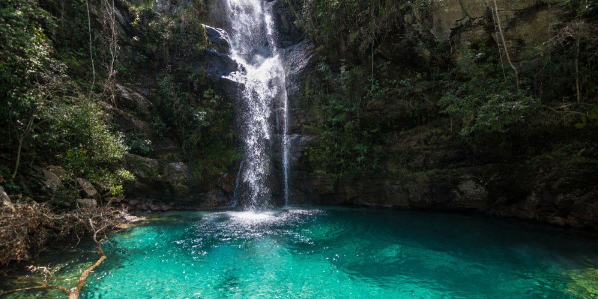 Santa Bárbara Waterfall - Goiás